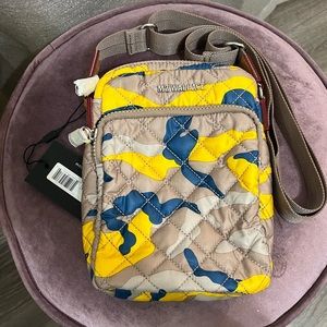 brand new mz wallace camo crossbody bag *still with tag attached*